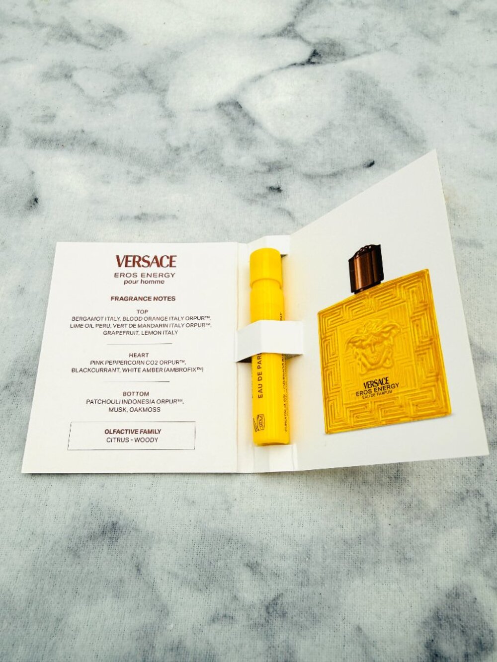 Lot of 5 Versace Men Set,Eros Energy Eros Man Dylan Blue-5x1ml,0.03oz-5pc-NEW - Picture 3 of 16